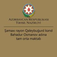 Şamaxı rayon B.Osmanov adına Qəleybuğurd kənd tam orta məktəbin direktoru Famil müəllim vəzifəsini şərəflə yerinə yetirir.