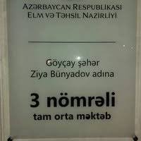 Göyçay şəhər Ak. Z. Bünyadov adına 3 nömrəli tam orta ümumtəhsil məktəbinin  direktoru İlqar Rüstəmov vəzifəsini şərəflə yerinə yetirir. » Qanunpress.az